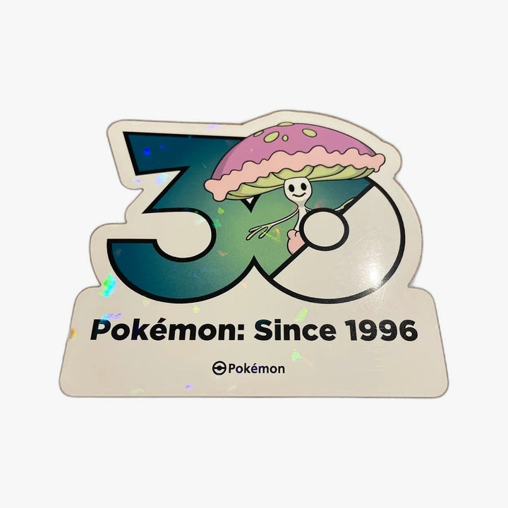 Pokémon 30th Anniversary Korea Exclusive Logo Sticker Shiinotic