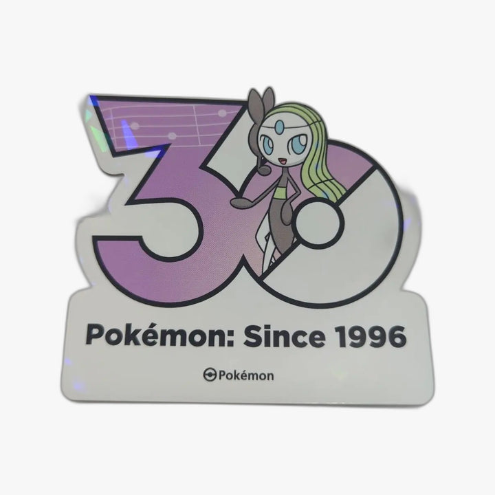Pokémon 30th Anniversary Korea Exclusive Logo Sticker Meloetta