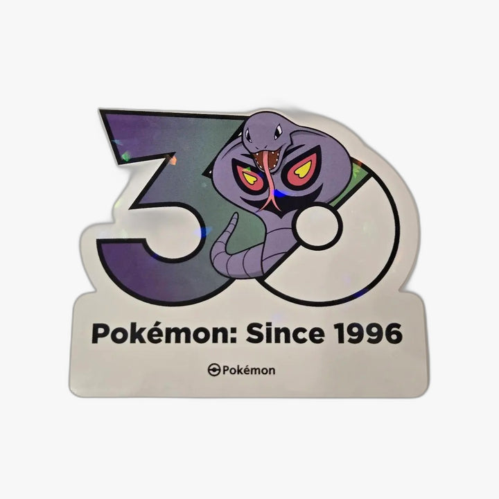 ポケモン30周年 韓国限定 ロゴステッカー アーボック