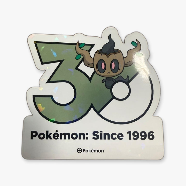 Pokémon 30th Anniversary Korea Exclusive Logo Sticker Phantump