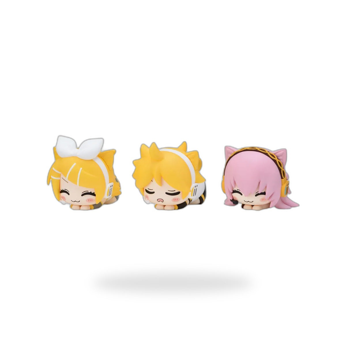 Hatsune Miku Ohiruneko Mini Figures “Kagamine Rin, Kagamine Len, Megurine Luka”