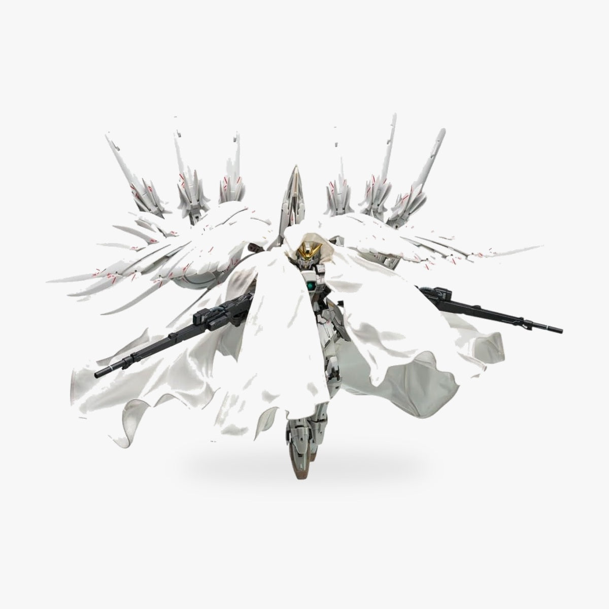 Gundam Fix Figuration Metal Composite Wing Gundam Zero Cloaked Custom Figure
