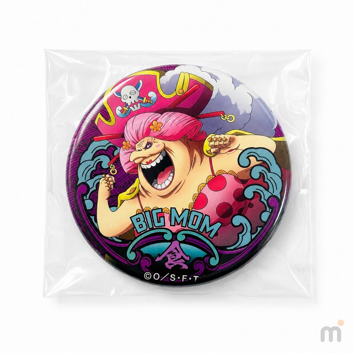 ONE PIECE Big Mom Pirate Hat Can Badge