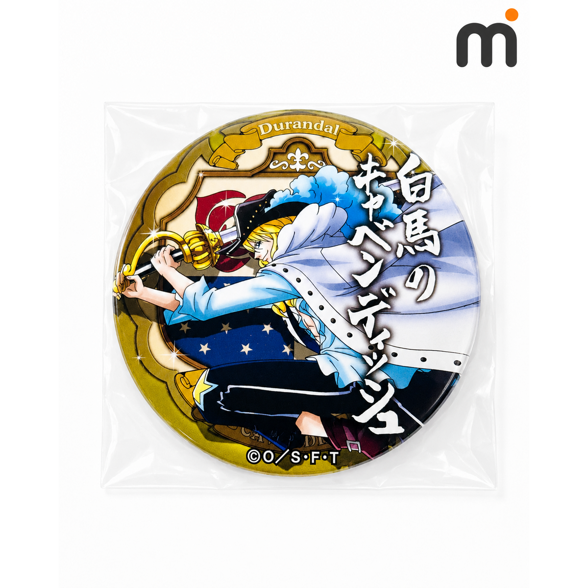 ONE PIECE Cavendish Hakuba Durandal Can Badge