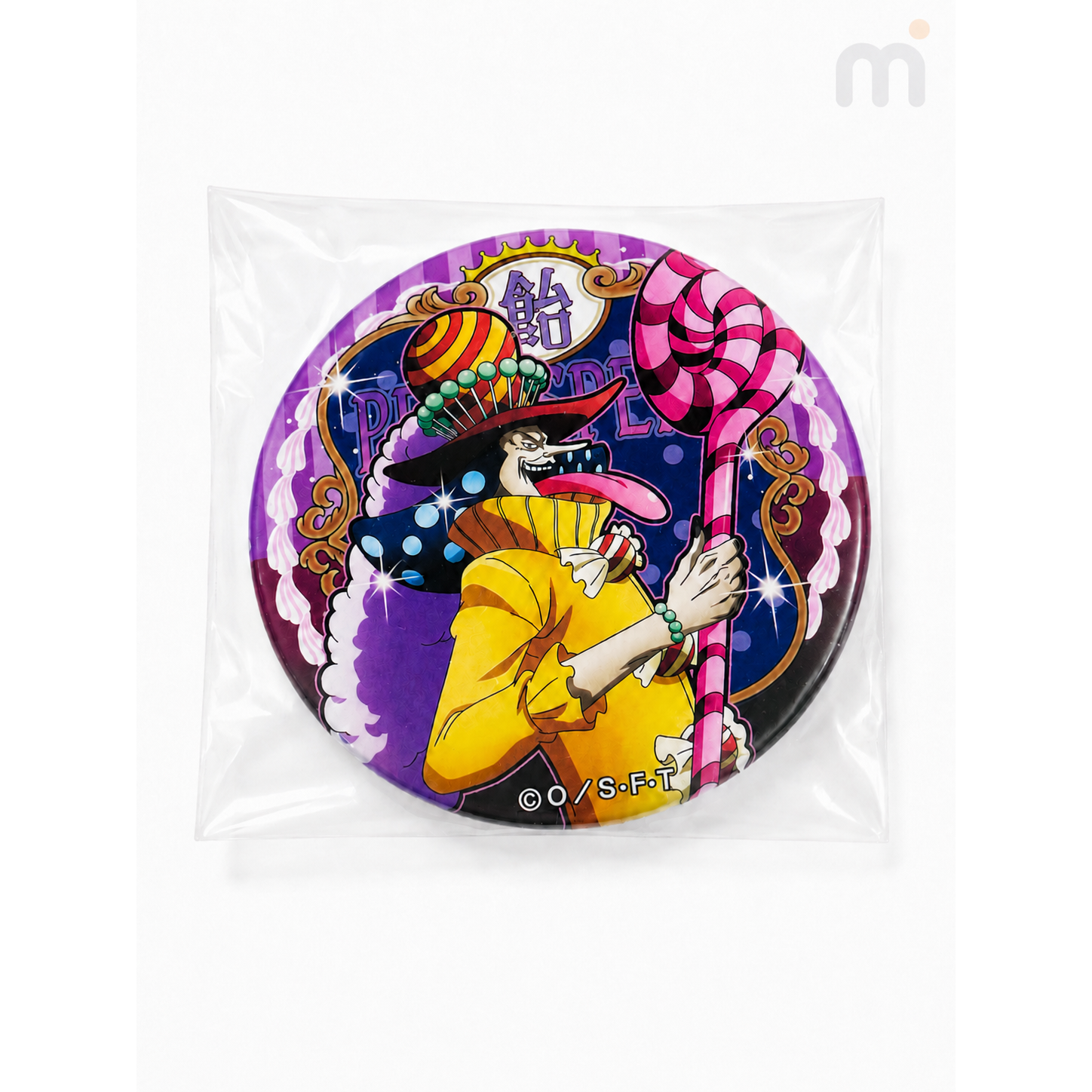 ONE PIECE Charlotte Perospero Candy Design Can Badge