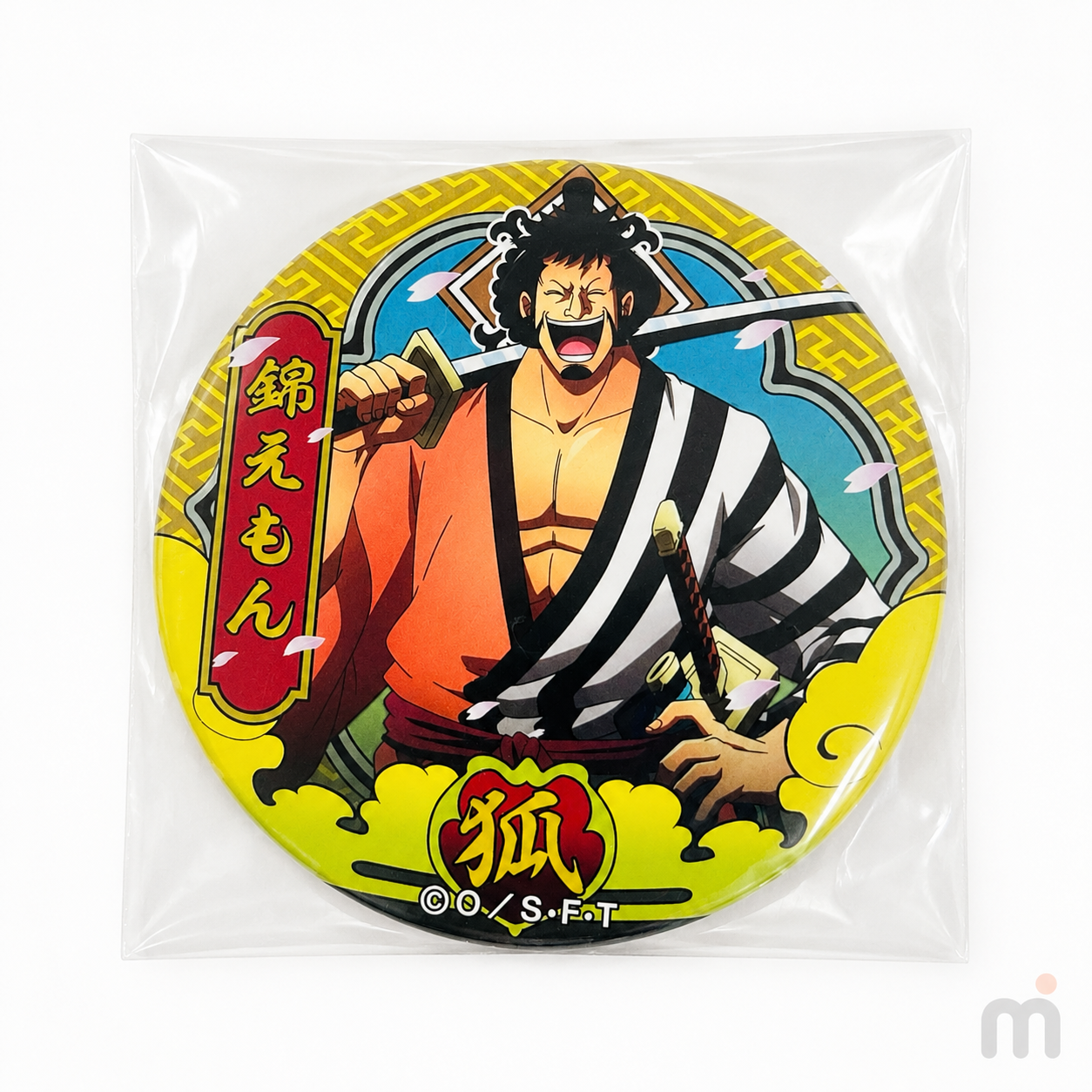 ONE PIECE Kinemon Samurai Design Can Badge