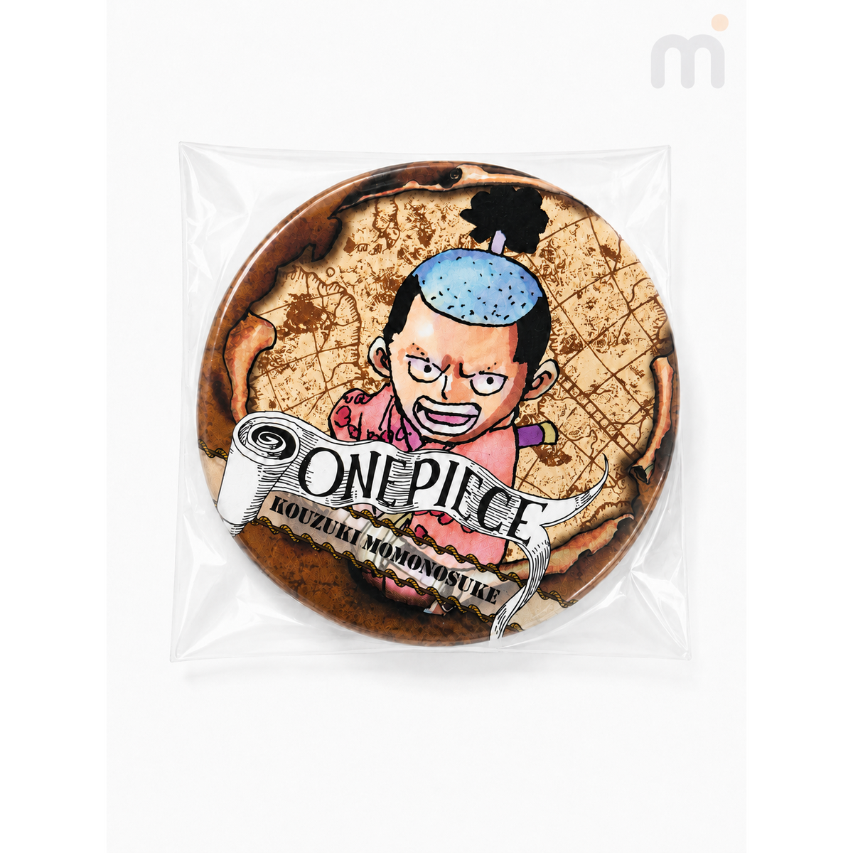 ONE PIECE Kozuki Momonosuke Wanted Poster Style Can Badge
