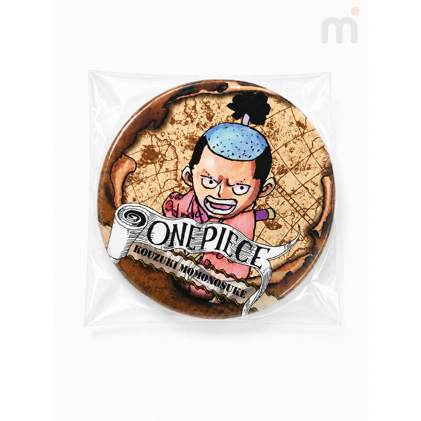 ONE PIECE Kozuki Momonosuke Wanted Poster Style Can Badge