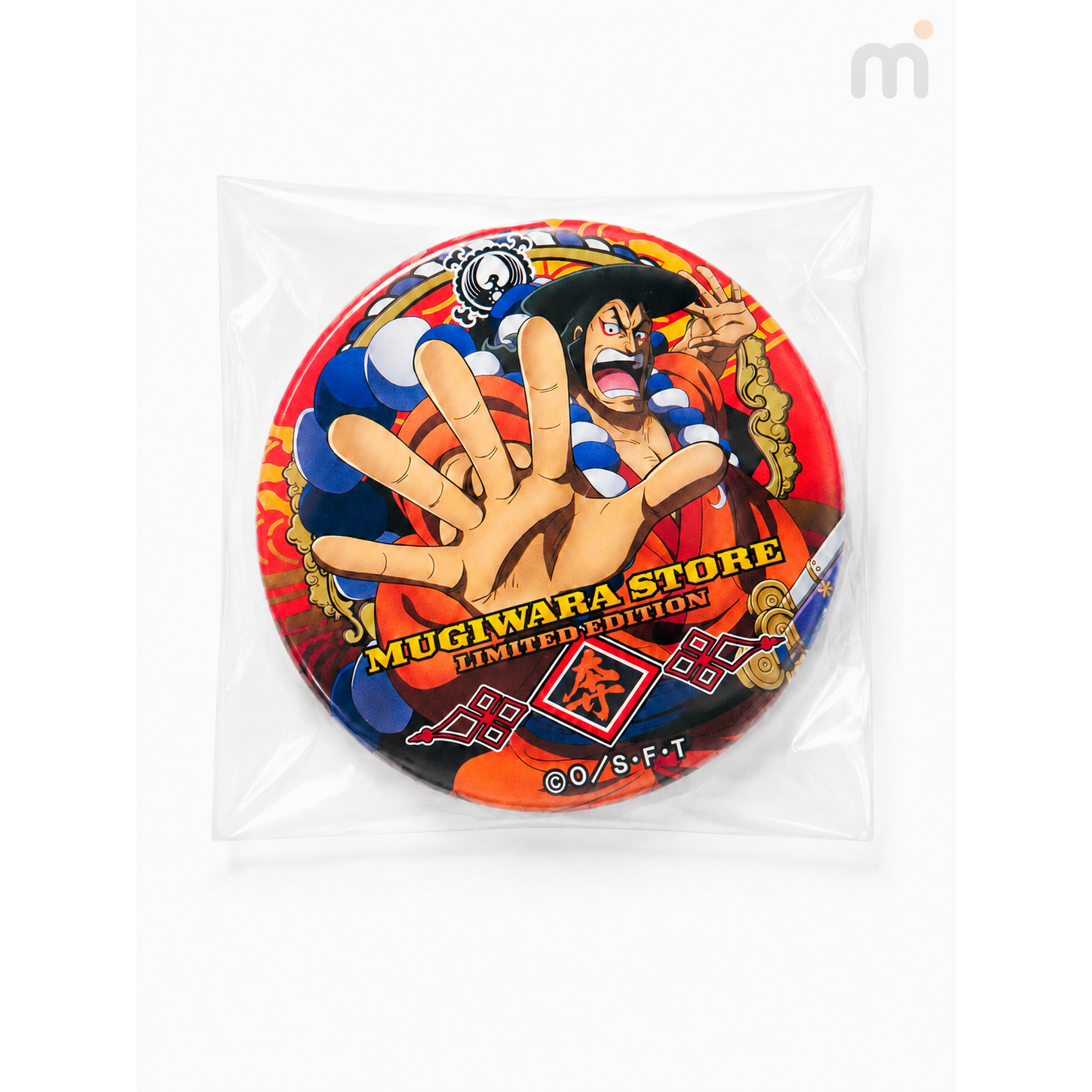 ONE PIECE Kozuki Oden Mugiwara Store Limited Edition Can Badge