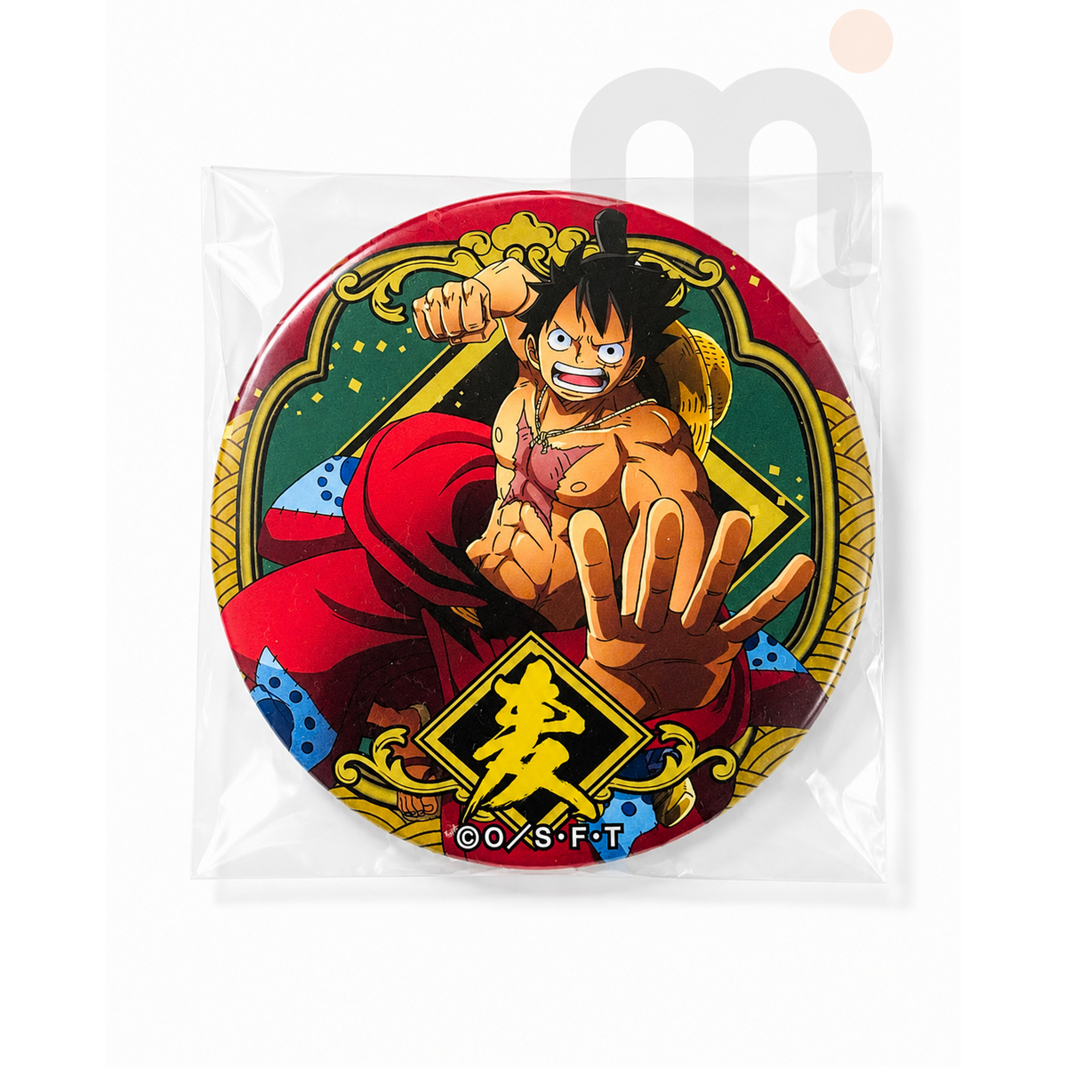 ONE PIECE Luffy Wano Country Can Badge