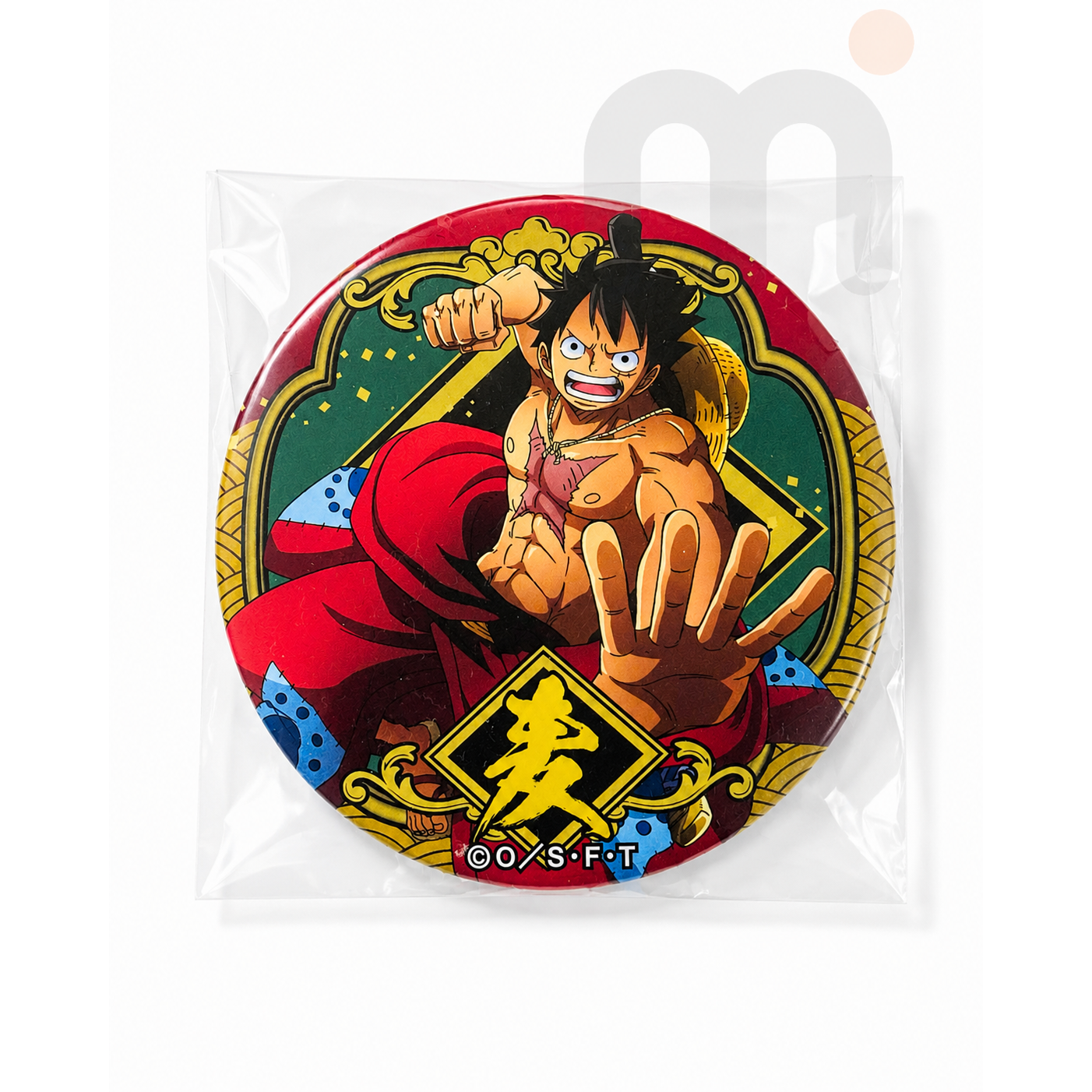 ONE PIECE Luffy Wano Country Can Badge