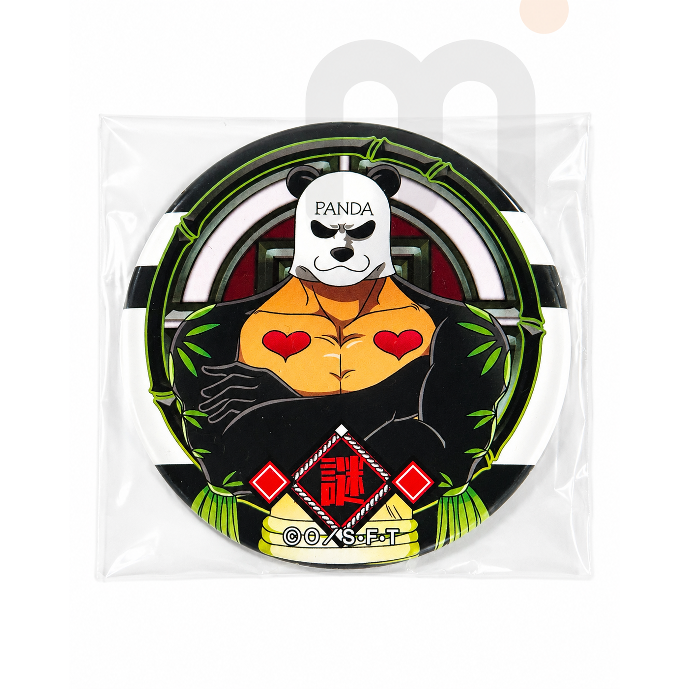 ONE PIECE Pandaman Mystery Design Can Badge