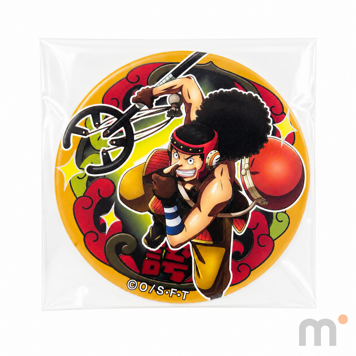 ONE PIECE Usopp Action Design Can Badge
