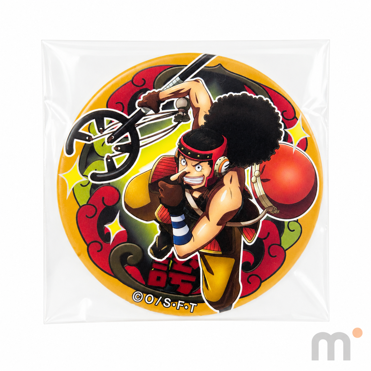 ONE PIECE Usopp Action Design Can Badge