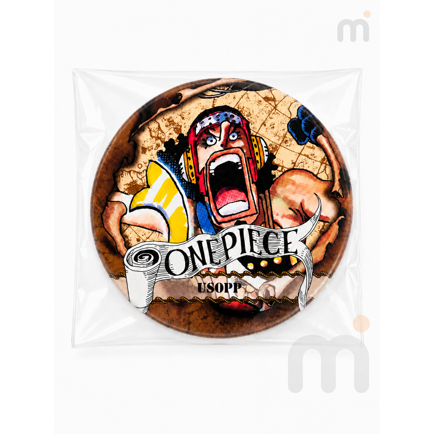 ONE PIECE Usopp Wanted Poster Style Can Badge
