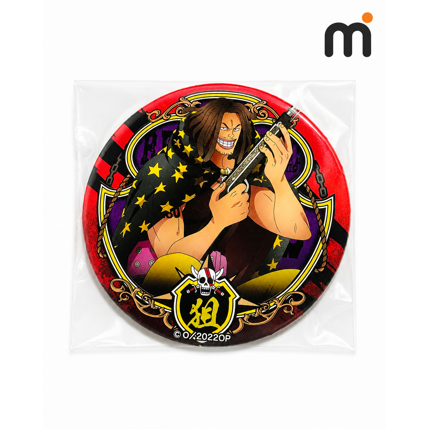 ONE PIECE Yasopp Red-Haired Pirates Can Badge