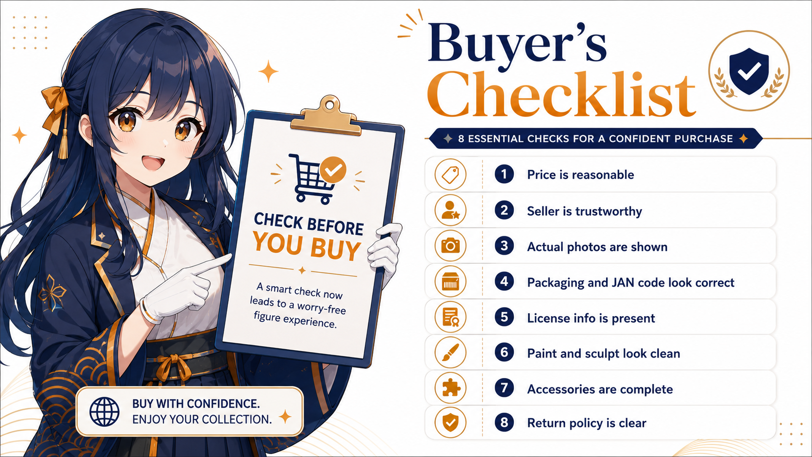 Buyer checklist to avoid fake and bootleg figures