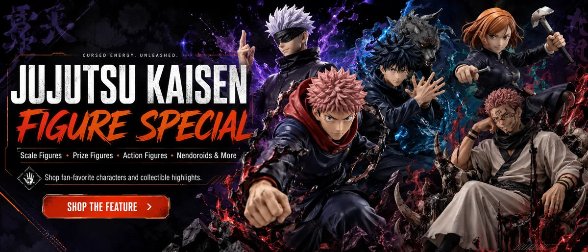 Jujutsu Kaisen figure special. Scale figures, prize figures, action figures, Nendoroids and more.