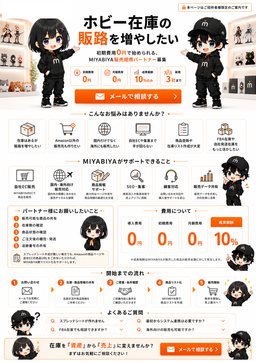 MIYABIYA販売提携パートナー募集｜ホビー在庫の販路拡大案内